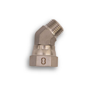 45° Braided Air Hose Fitting, 1/4"
