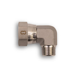 90° Braided Air Hose Fitting, 1/4"