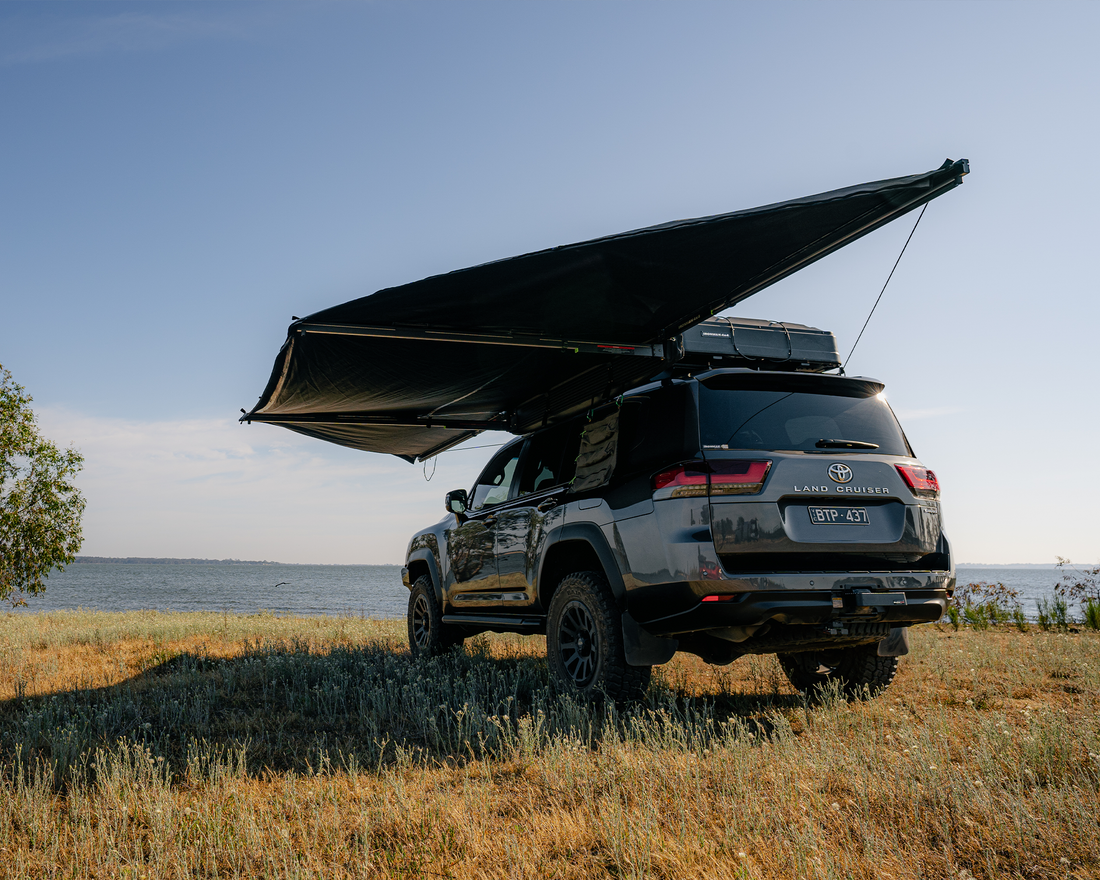 Deltawing 180 Awning (2m, Unsupported) – Ironman 4x4 International