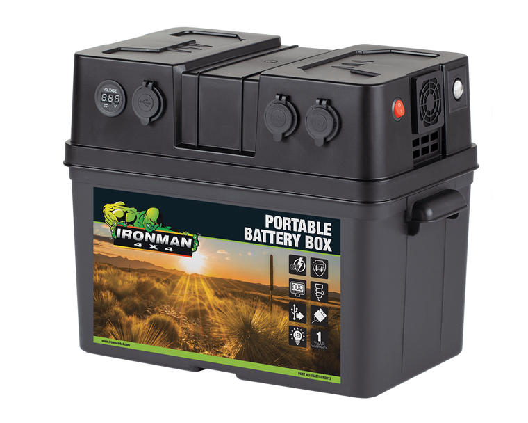 12v Auxiliary Lithium & Deep Cycle AGM Batteries & Boxes – Ironman 4x4 ...