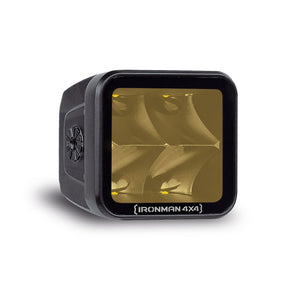 Bright LED Cube Light (40W,  Amber, Spot)