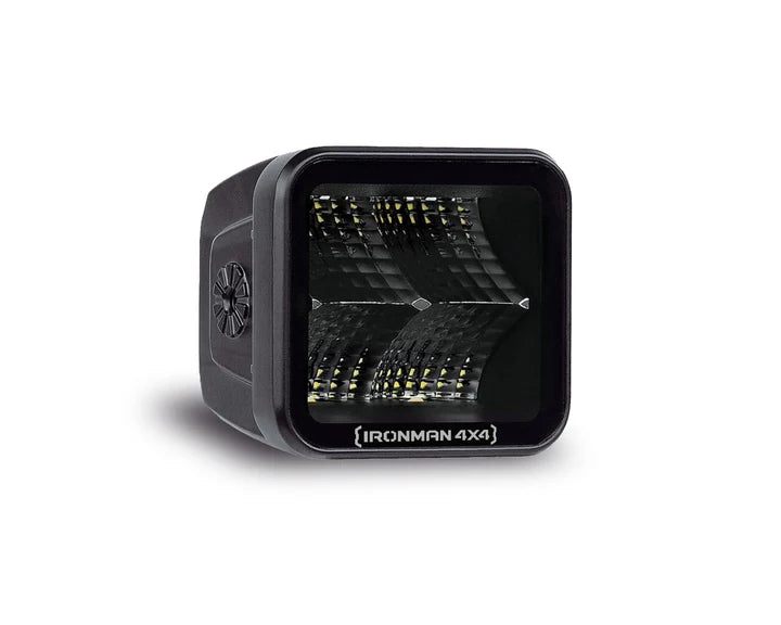 Bright LED Cube Light (20W, Clear, Flood) - Pair